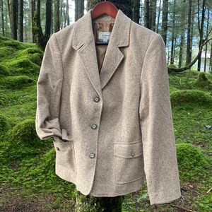LL Bean Tweed Blazer
